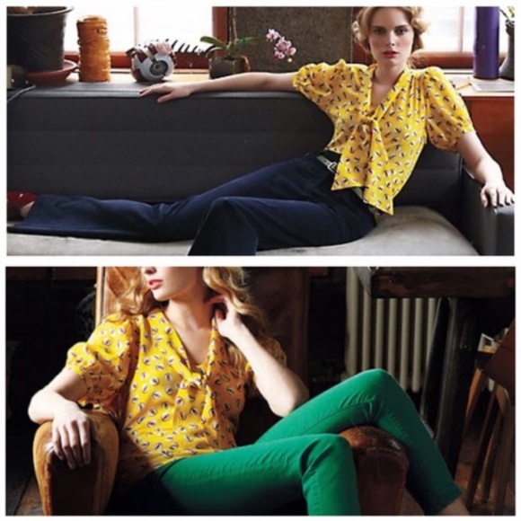 ❌Sold Anthropologie Girls From Savoy Lemon Liftoff - Picture 9 of 13